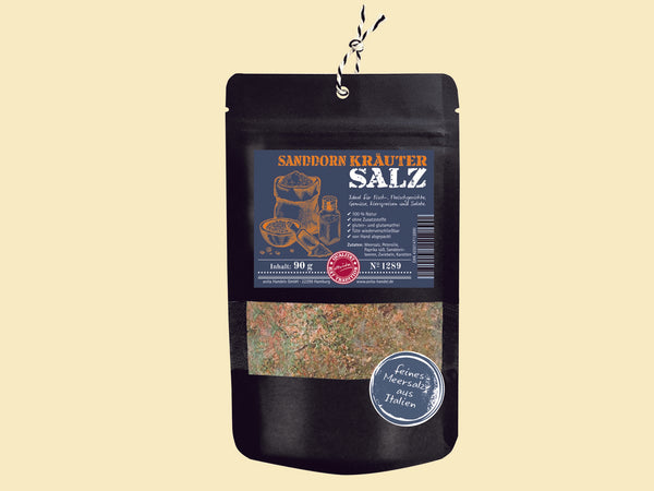 Sanddorn-Kräuter-Salz, 90g – Sanddornfamily Sanddorn-Kräuter-Salz, 90g – Sanddornfamily
