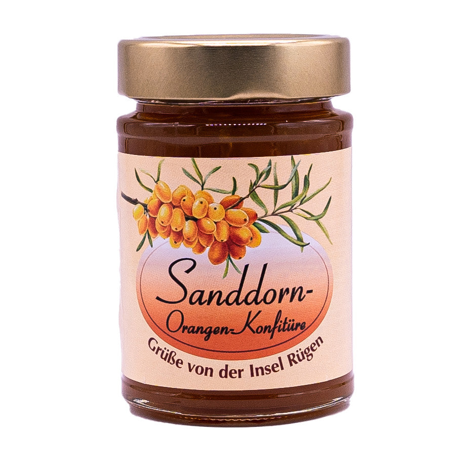 Sanddorn-Orangen-Konfitüre, 225g – Sanddornfamily Sanddorn-Orangen-Konfitüre, 225g – Sanddornfamily