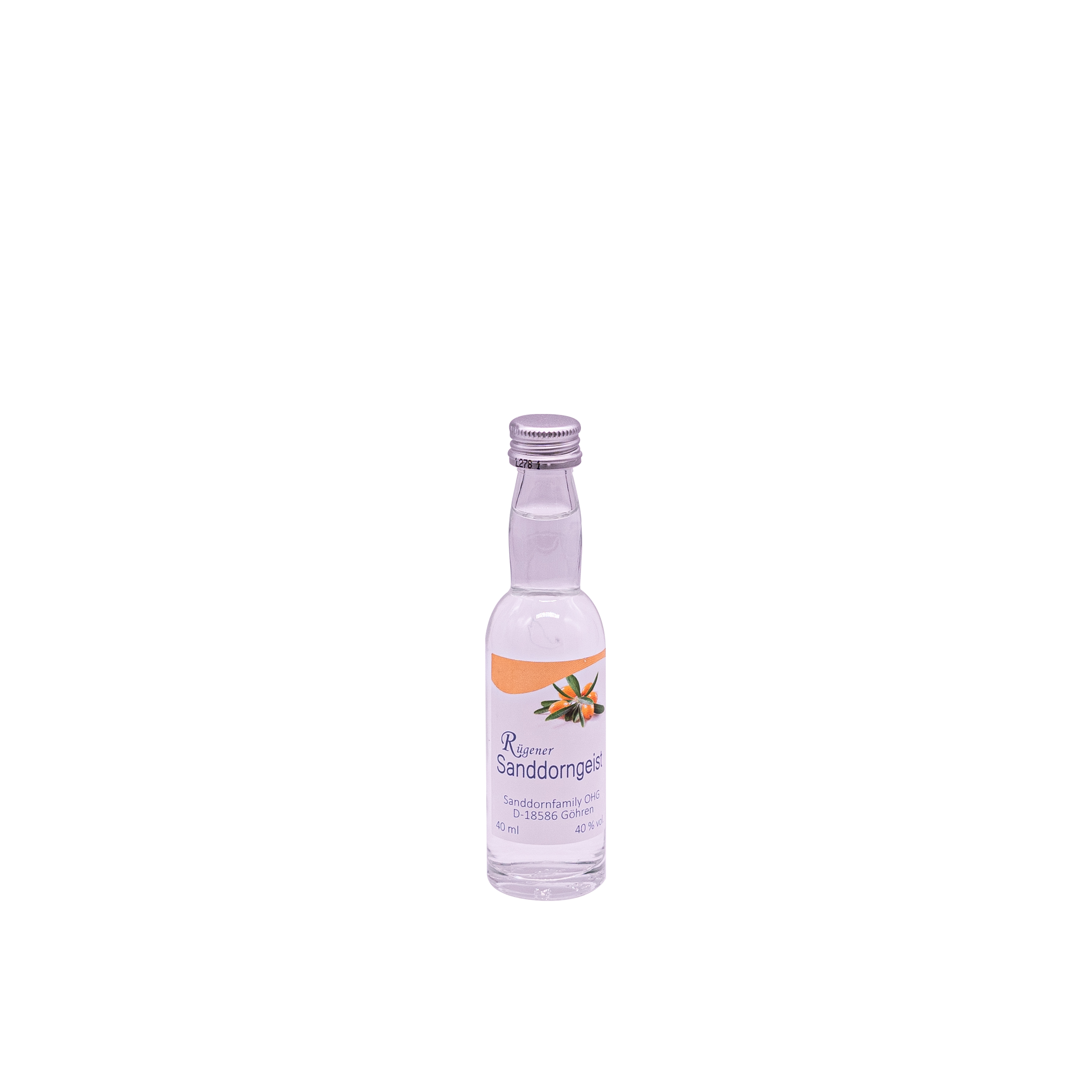 Sanddorn-Geist, 40%, 0.04l Kropfhalsflasche