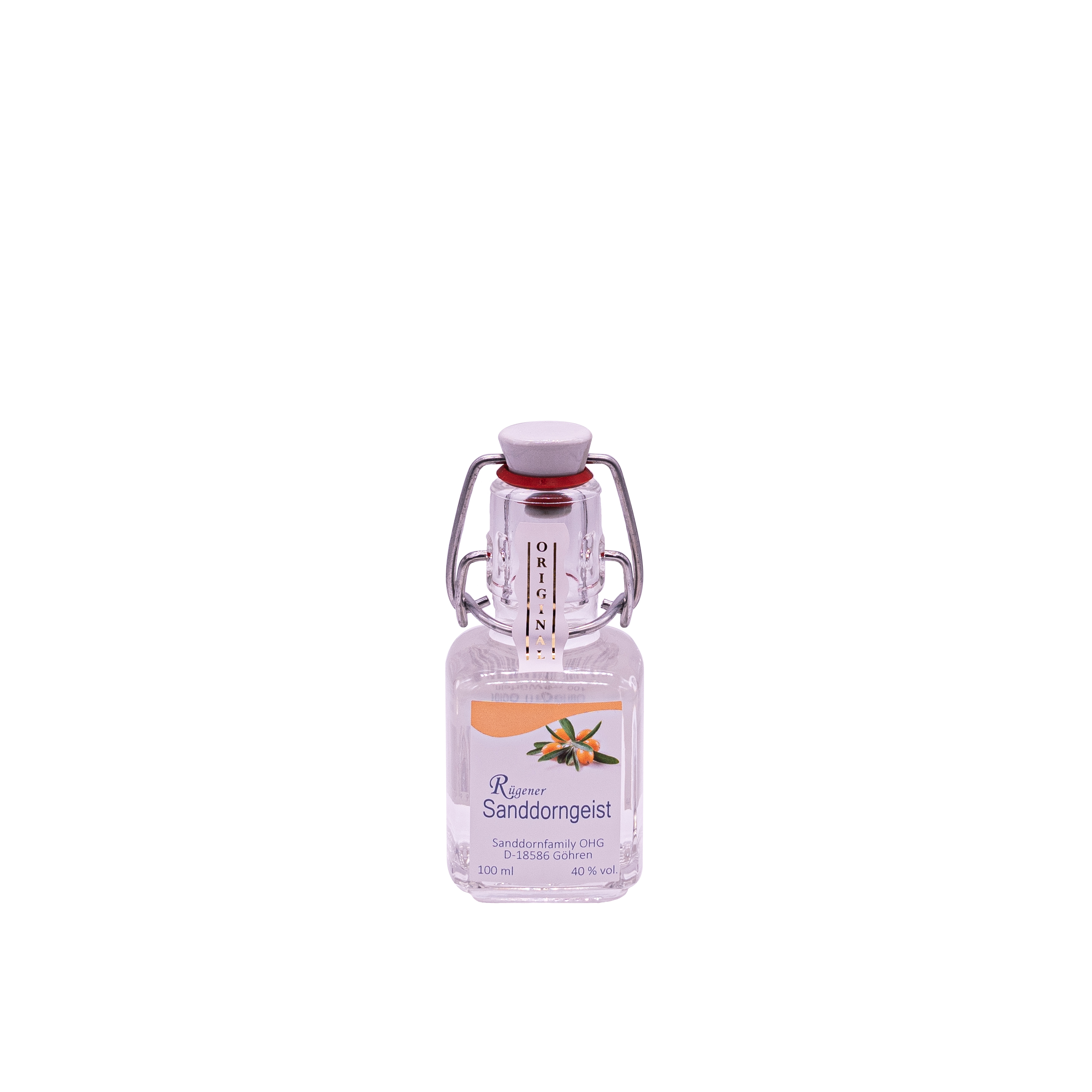 Sanddorn-Geist, 0,1l Würfelflasche
